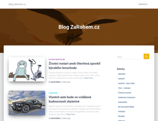blog.zarohem.cz screenshot