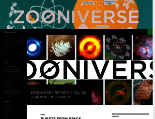 blog.zooniverse.org screenshot