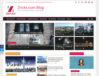 blog.zricks.com screenshot