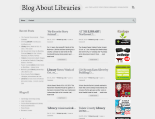 blogaboutlibraries.com screenshot