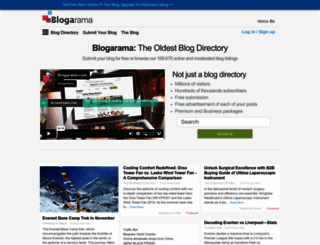 blogarama.com screenshot
