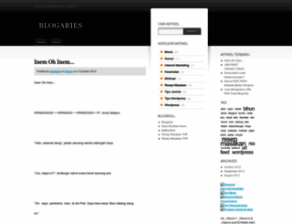 blogaries.wordpress.com screenshot