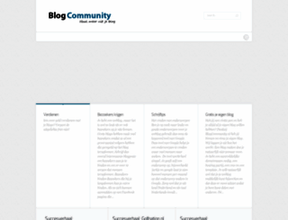 blogcommunity.nl screenshot