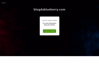blogdablueberry.com screenshot