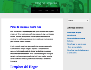 blogdelimpieza.info screenshot