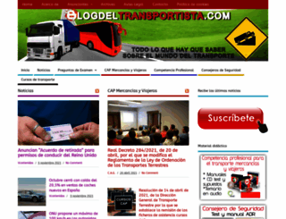 blogdeltransportista.com screenshot