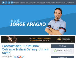 blogdojorgearagao.com.br screenshot