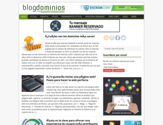 blogdominios.com screenshot