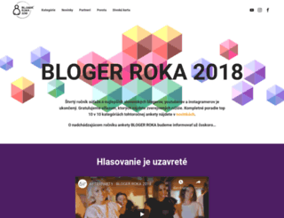blogerroka.sk screenshot