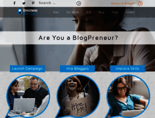 blogger2business.com screenshot