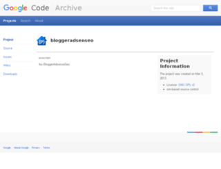 bloggeradsenseo.googlecode.com screenshot