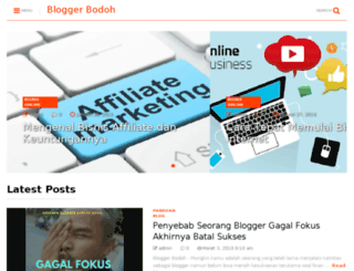 bloggerbodoh.com screenshot