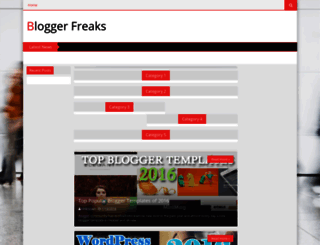 bloggerfreaks.com screenshot