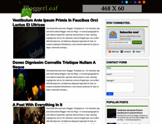 bloggerleaf.blogspot.in screenshot
