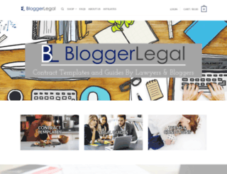 bloggerlegal.com screenshot