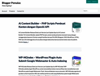 bloggerpemalas.com screenshot