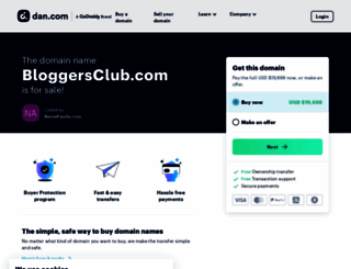 bloggersclub.com screenshot