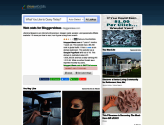 bloggersideas.com.clearwebstats.com screenshot