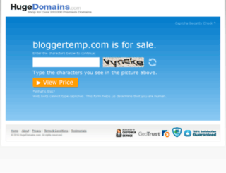 bloggertemp.com screenshot