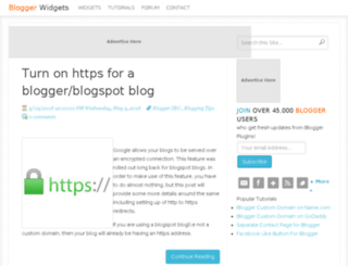 bloggertemplates.bloggerplugins.org screenshot
