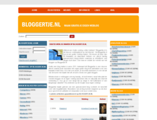 bloggertje.nl screenshot