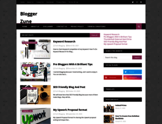 bloggerzune.com screenshot