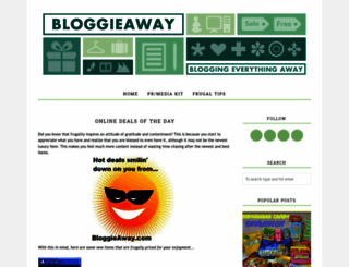 bloggieaway.blogspot.com screenshot