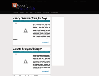 blogging-style.blogspot.in screenshot