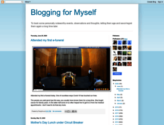 blogging4myself.blogspot.sg screenshot