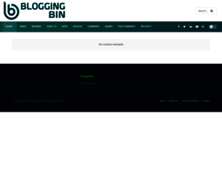 bloggingbin.com screenshot