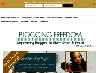 bloggingfreedom.org screenshot