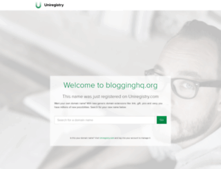 blogginghq.org screenshot