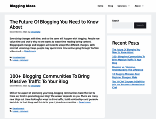 bloggingideas.com screenshot
