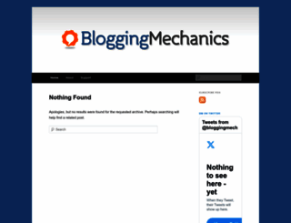 bloggingmechanics.wordpress.com screenshot