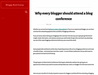 bloggybootcamp.com screenshot