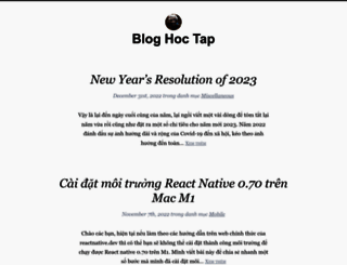 bloghoctap.com screenshot