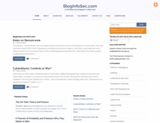 bloginfosec.com screenshot