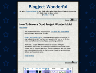 blogjectwonderful.com screenshot