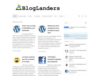 bloglanders.com screenshot