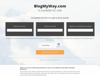 blogmyway.com screenshot