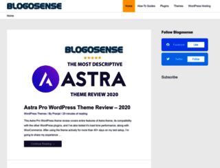 blogosense.com screenshot