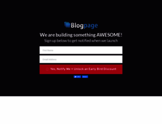 blogpage.com screenshot