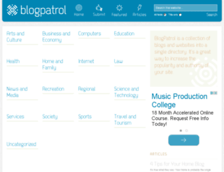 blogpatrol.com screenshot