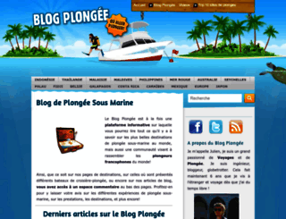 blogplongee.fr screenshot