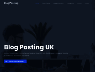 blogposting.co.uk screenshot