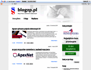 blogprawazamowienpublicznych.blogspot.com screenshot