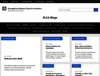 blogs.elca.org screenshot