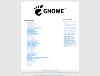 blogs.gnome.org screenshot