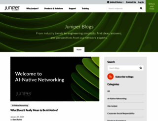 blogs.juniper.net screenshot