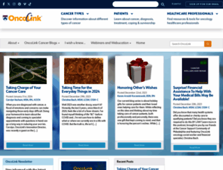 blogs.oncolink.org screenshot
